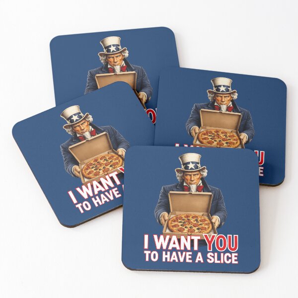 Item preview, Funny Pizza Lover Patriotic Americana Uncle Sam Food Humor designed and sold by TheTrendsDesk.