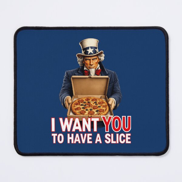 Item preview, Funny Pizza Lover Patriotic Americana Uncle Sam Food Humor designed and sold by TheTrendsDesk.