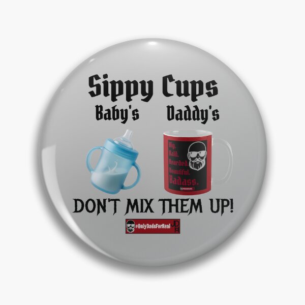 Item preview, Sippy Cups Coffee (Gray) *More Colors Available in Collection  designed and sold by OnlyDadsForReal.