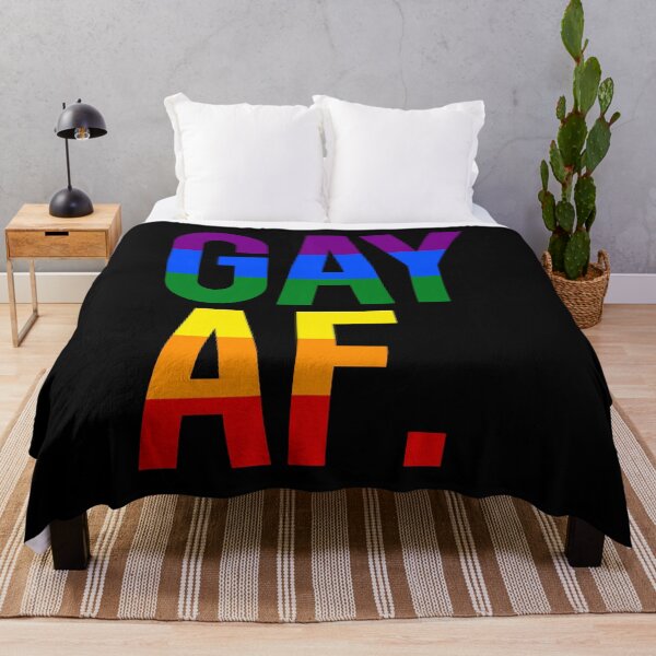 Item preview, Gay AF (rainbow) designed and sold by Thelittlelord.