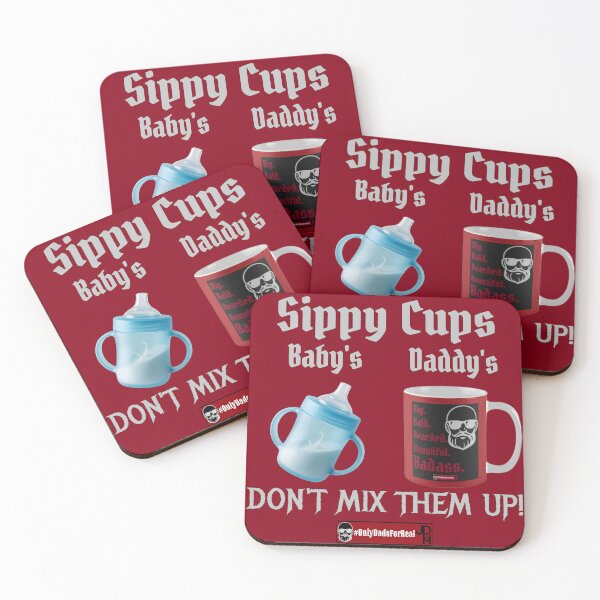Item preview, Sippy Cups Coffee (Maroon) *More Colors Available in Collection  designed and sold by OnlyDadsForReal.