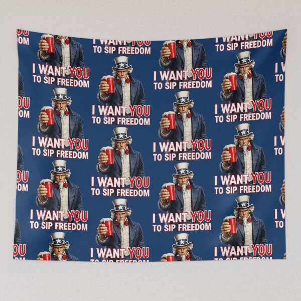 Item preview, Funny Patriotic Uncle Sam Party Cup Americana Humor designed and sold by TheTrendsDesk.
