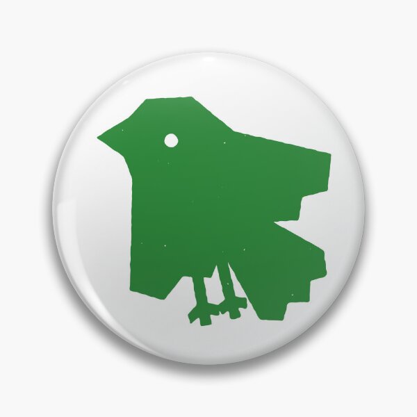 Item preview, Green Paper Cut Crow Ink Style designed and sold by Yieraishi Designs.
