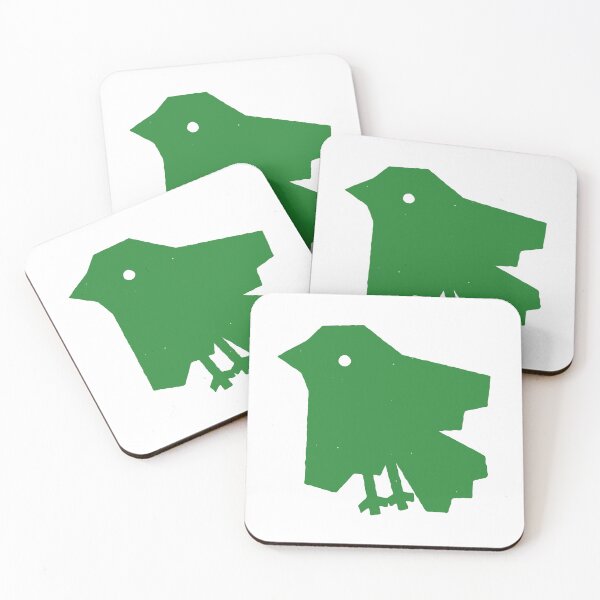 Item preview, Green Paper Cut Crow Ink Style designed and sold by Yieraishi Designs.