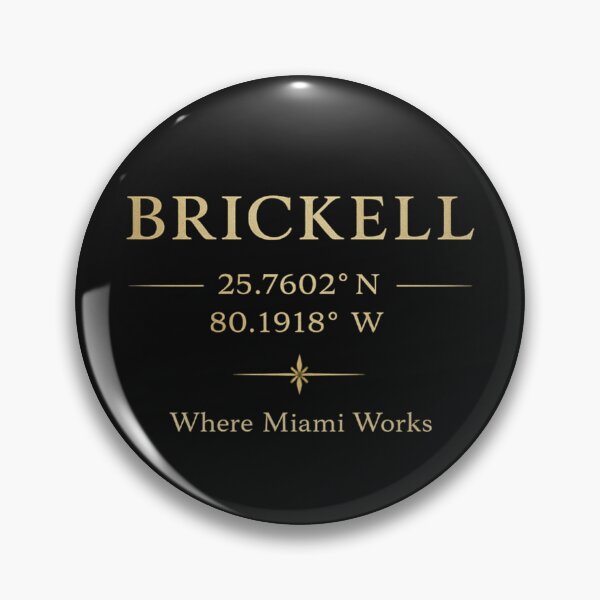 Item preview, Brickell Coordinates Where Miami Works Minimalist Phone Case designed and sold by piketo.