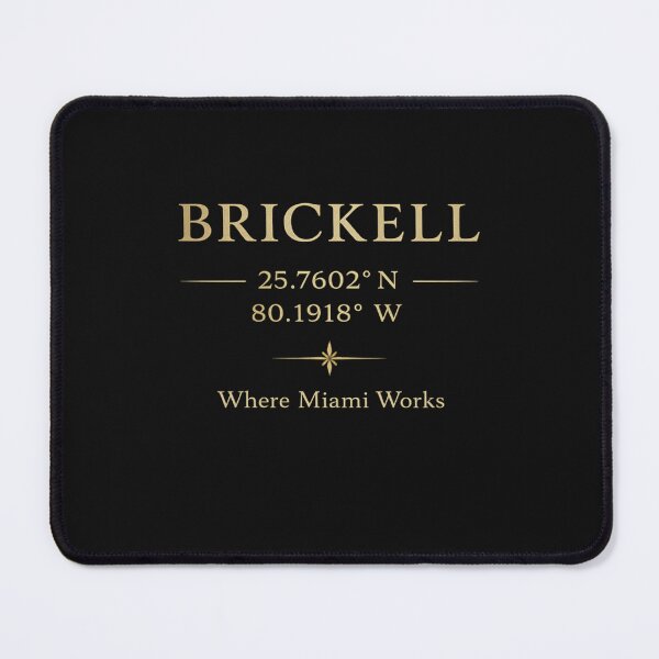 Item preview, Brickell Coordinates Where Miami Works Minimalist Phone Case designed and sold by piketo.