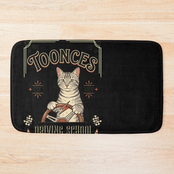 Item preview, Nostalgic Cat Driving School Retro Style  designed and sold by Sugengthecraftd.