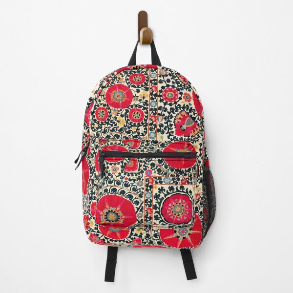Item preview, Shakhrisyabz Suzani Uzbek Embroidery Print designed and sold by Vicky Brago-Mitchell®.