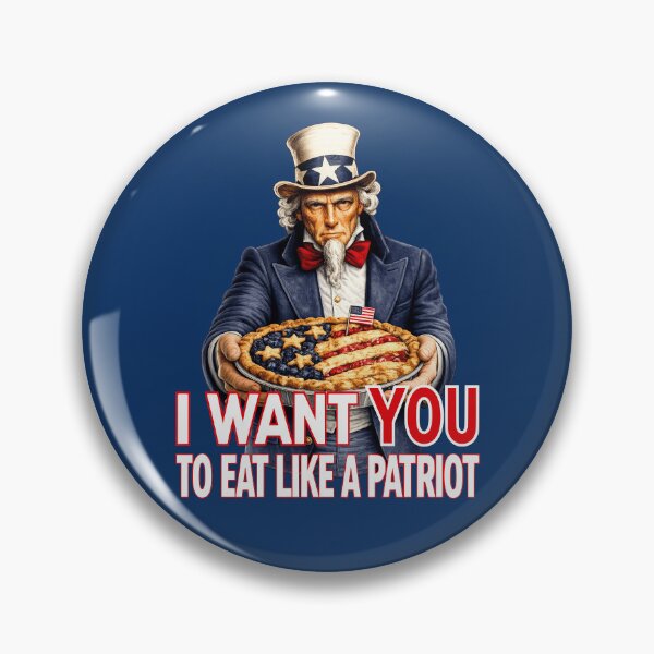 Item preview, Funny Patriotic Pie Lover Uncle Sam Dessert designed and sold by TheTrendsDesk.