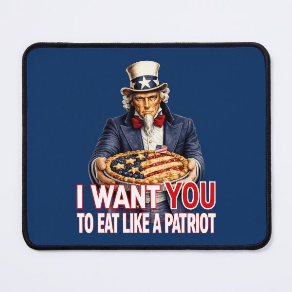 Item preview, Funny Patriotic Pie Lover Uncle Sam Dessert designed and sold by TheTrendsDesk.