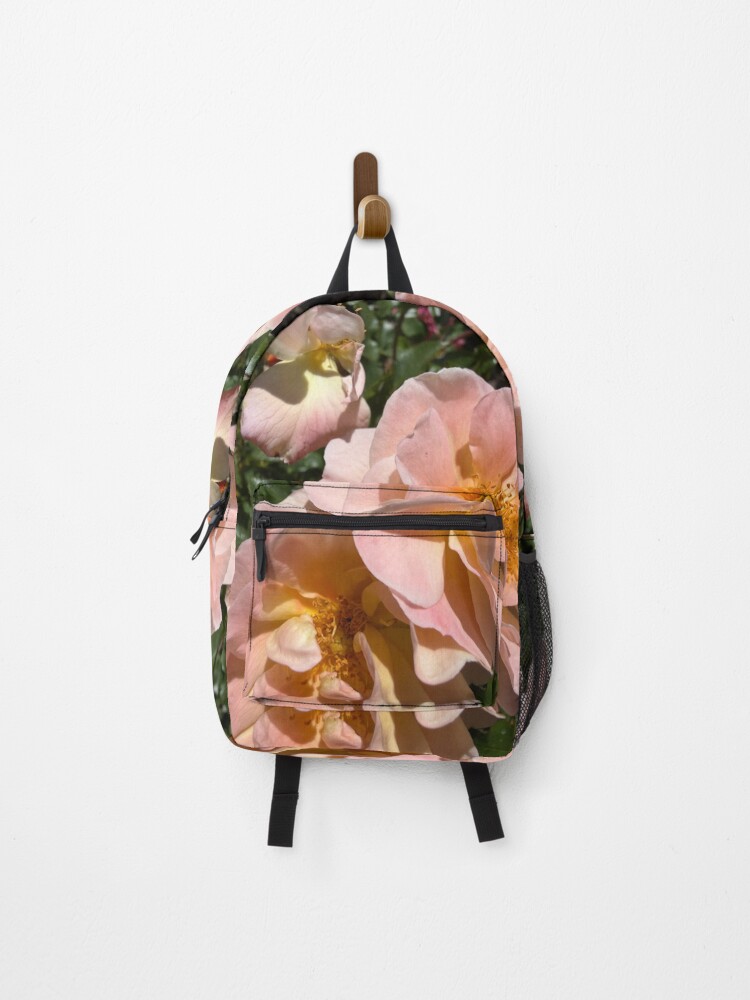 Thumbnail 1 of 3, Backpack, Soft Pink Roses designed and sold by ElisabethFriday.