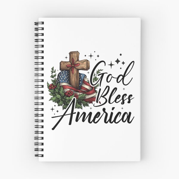 Item preview, God Bless America Patriotic Cross Design designed and sold by ShopVelona.