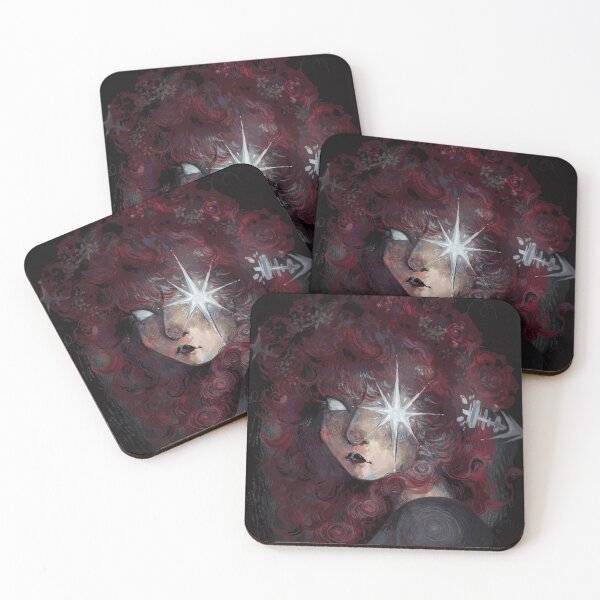 Item preview, Dark Floral Star Girl designed and sold by MayaRichard.