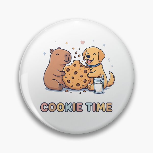 Item preview, Cookie Time Capybara And Dog Sharing Snack designed and sold by laughingshirts.