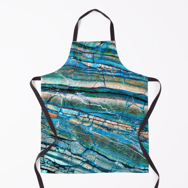 Item preview, Turquoise-Blue Hues And Seafoam Green Marbled Art designed and sold by DEC02.