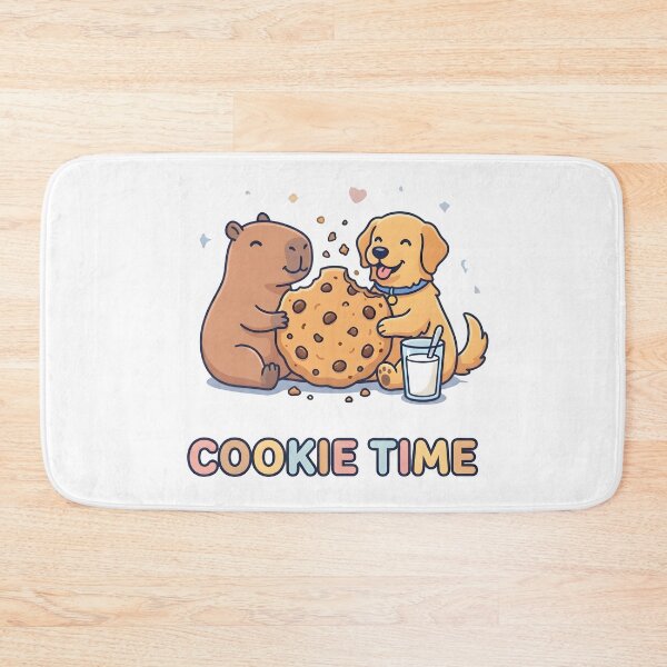 Item preview, Cookie Time Capybara And Dog Sharing Snack designed and sold by laughingshirts.