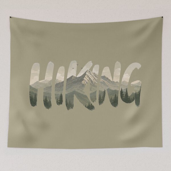 Item preview, Mountain Adventure Hiking Nature Landscape Double Exposure designed and sold by bosamji.