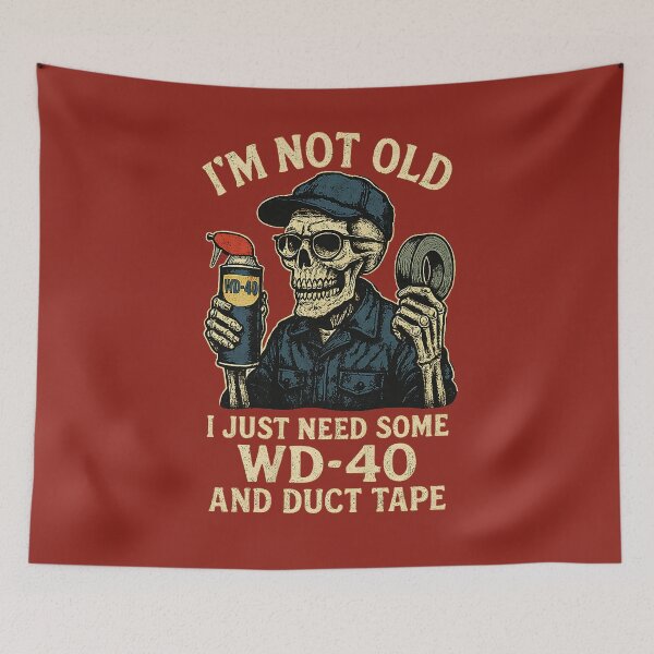 Item preview, I'm Not Old I Just Need Some WD-40 Funny Birthday Dad Man designed and sold by HellooGawen.