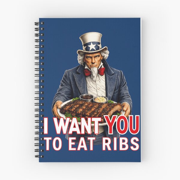 Item preview, Funny BBQ Rib Lover Patriotic Uncle Sam   designed and sold by TheTrendsDesk.
