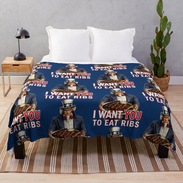 Item preview, Funny BBQ Rib Lover Patriotic Uncle Sam designed and sold by TheTrendsDesk.