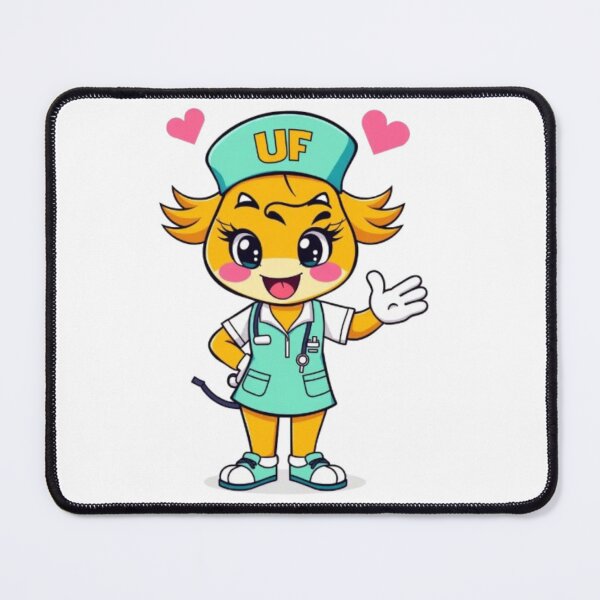Item preview, UF Nursing Cute Mascot Design | Future Nurse Cartoon Graphic designed and sold by MystiColo.