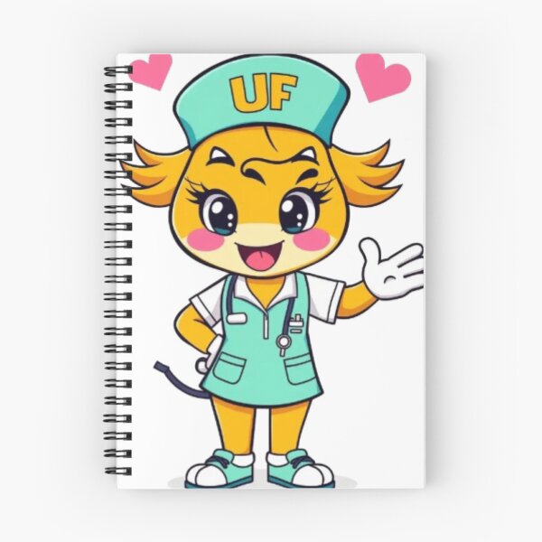 Item preview, UF Nursing Cute Mascot Design | Future Nurse Cartoon Graphic designed and sold by MystiColo.