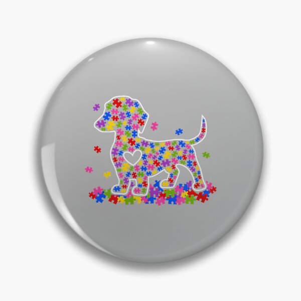 Item preview, Funny Dachshund Dog Autism Awareness Puppy Lover Dad Mom designed and sold by ArleneRowe.