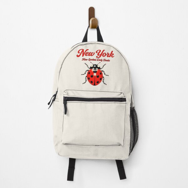 Item preview, New York Nine-Spotted Lady Beetle Retro Poster designed and sold by The-Drip-Studio.
