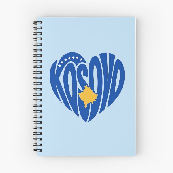 Item preview, Kosovo - Typography Heart Shape designed and sold by Myra365Art.