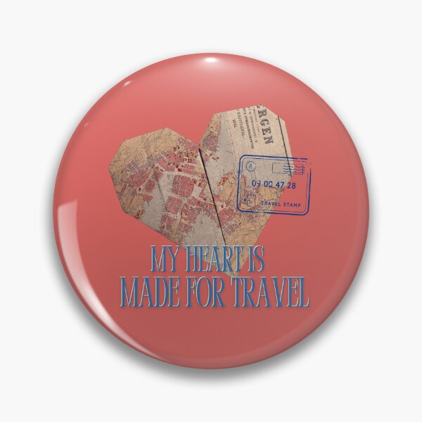 Item preview, My Heart is Made for Travel designed and sold by curious unit.
