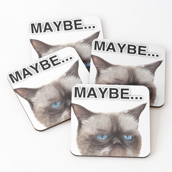 Item preview, MAYBE CUTE CAT designed and sold by ODD SHAPES STUDIO.