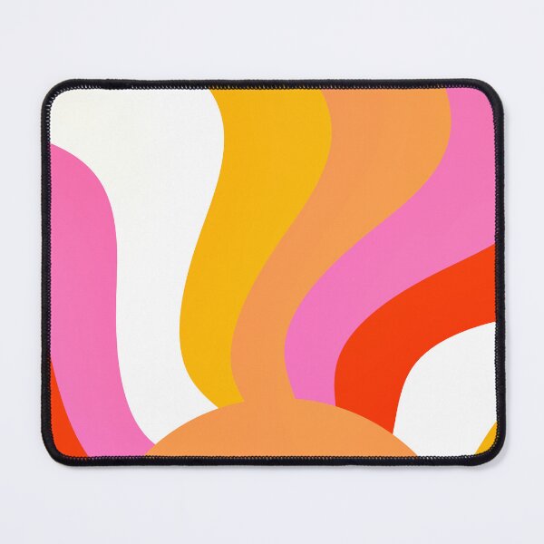 Item preview, Retro 1960's Vibrant Yellow, Orange, Pink Sunburst Design designed and sold by DEC02.