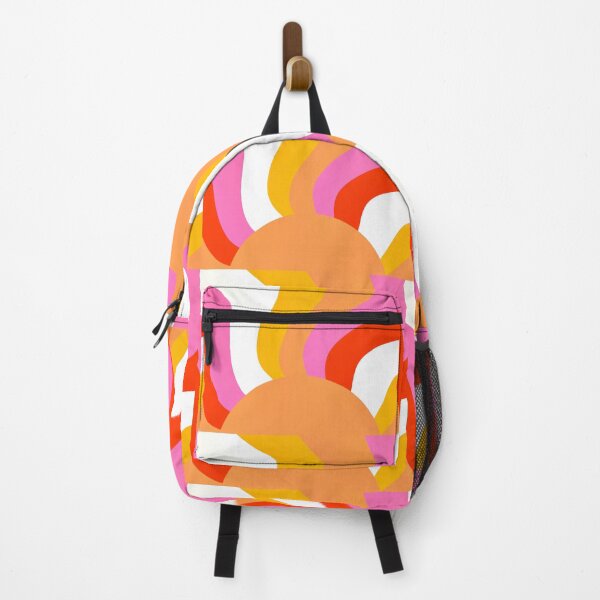 Item preview, Retro 1960's Vibrant Yellow, Orange, Pink Sunburst Design designed and sold by DEC02.