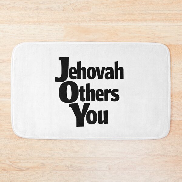 Item preview, Jehovah Others You - the secret to happiness is JOY in this way- Black Letters designed and sold by JW Best Life Ever Designs and More.