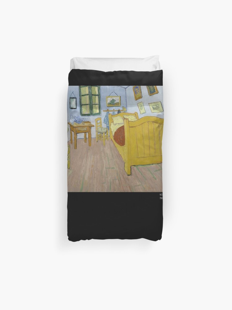 Van Gogh The Bedroom 1888 T Shirt Artwork Reproduction Tshirts Bags Posters Prints Men Women Kids Duvet Cover