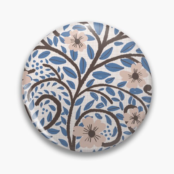 Item preview, Copy of Copy of Grandmillenial blue and white floral designed and sold by FrancesPoff.