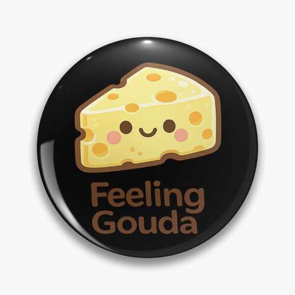 Item preview, Cute Cheese Character — Feeling Gouda designed and sold by DreamMachine69.