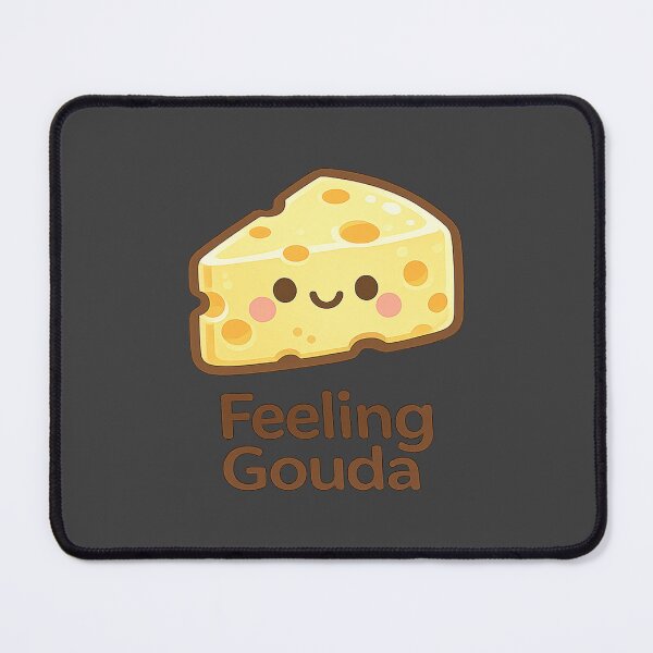 Item preview, Cute Cheese Character — Feeling Gouda designed and sold by DreamMachine69.