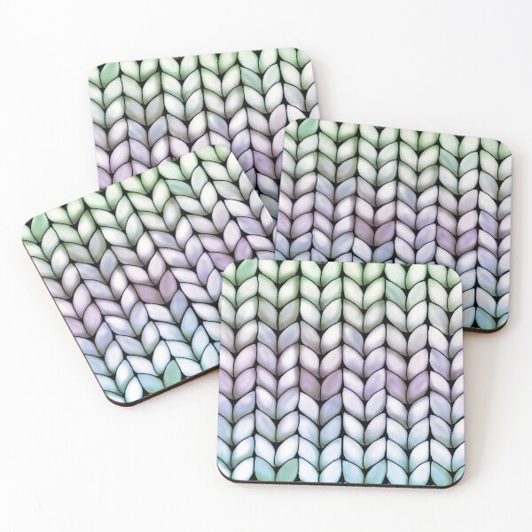Item preview, Chunky Lavender Forest Faux Knit designed and sold by Karin Taylor.