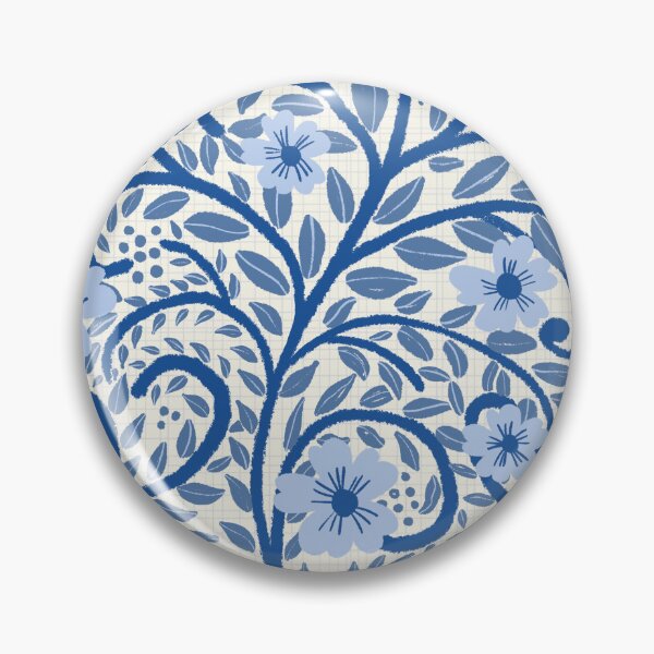 Item preview, Copy of Grandmillenial blue and white floral designed and sold by FrancesPoff.