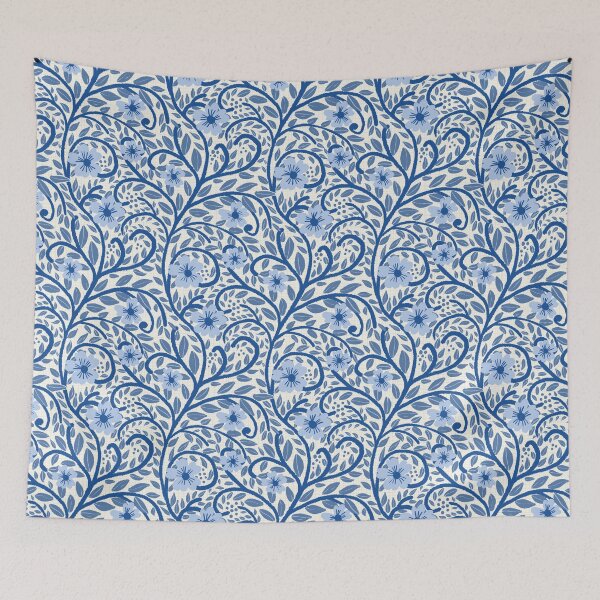 Item preview, Copy of Grandmillenial blue and white floral designed and sold by FrancesPoff.