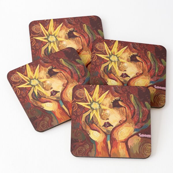 Item preview, Golden Star Girl Art designed and sold by MayaRichard.