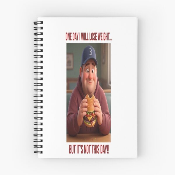 Item preview, One Day I Will Lose Weight Funny Food Humor designed and sold by Csaba1983.