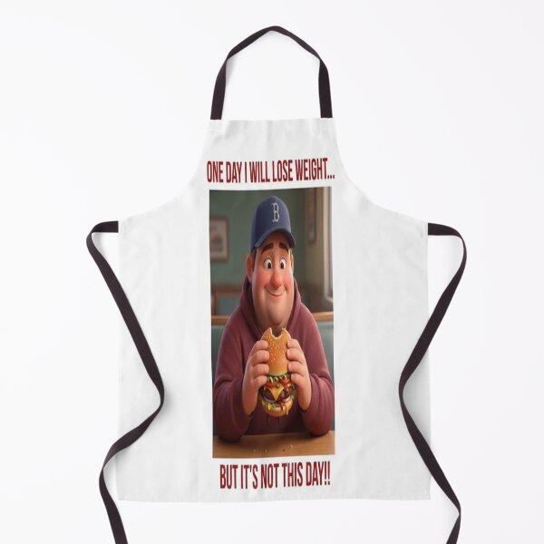 Item preview, One Day I Will Lose Weight Funny Food Humor designed and sold by Csaba1983.