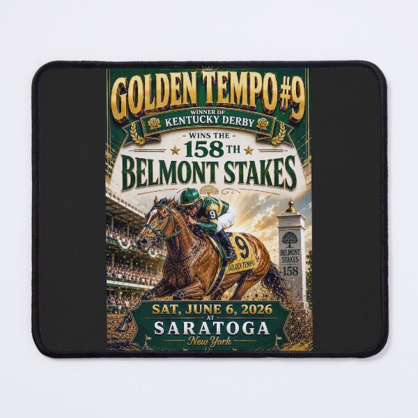 Item preview, 158th Belmont Stakes - Golden Tempo wins the Belmont Stakes - June 6, 2026 designed and sold by DBM Photo Art 1.