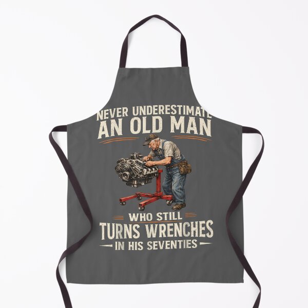 Item preview, Never Underestimate an Old Man Who Turns Wrenches in 70s designed and sold by KristineLi.