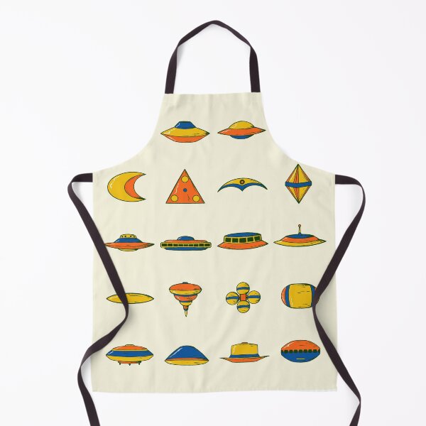 Item preview, Spaceships UFO primary colour shapes chart designed and sold by crawl-home.