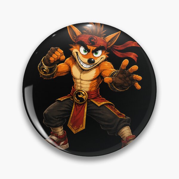 Item preview, Crash Kombat Warrior Fan Art designed and sold by MarlonOspinaStore.