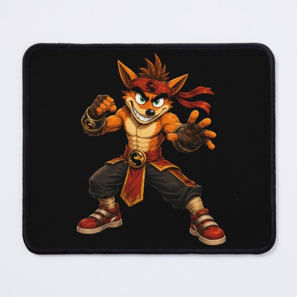 Item preview, Crash Kombat Warrior Fan Art designed and sold by MarlonOspinaStore.