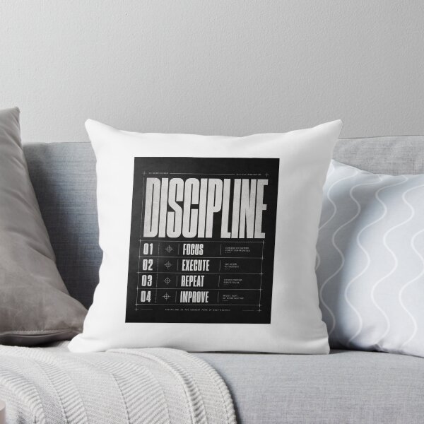 Item preview, Discipline Blueprint Typography Design designed and sold by PrintxforxYou.